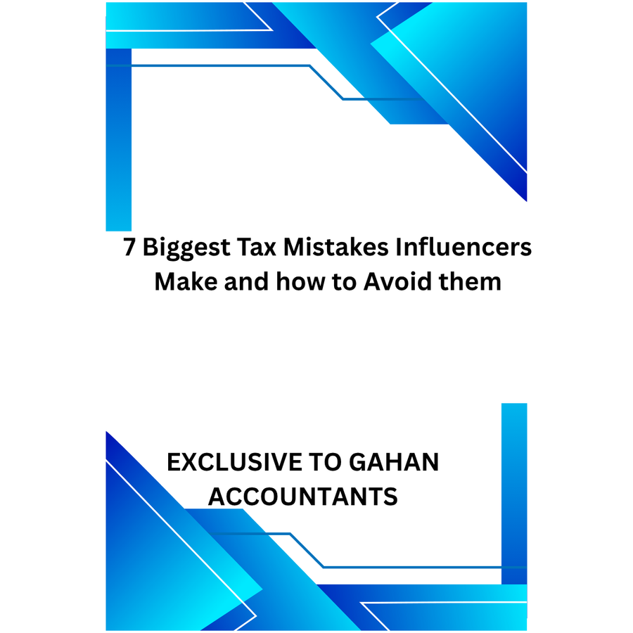 7 Biggest Tax Mistakes Influencers Make