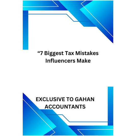 7 Biggest Tax Mistakes Influencers Make and how to Avoid them