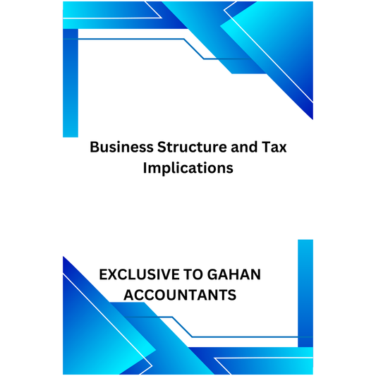 Business Structure and Tax Implications